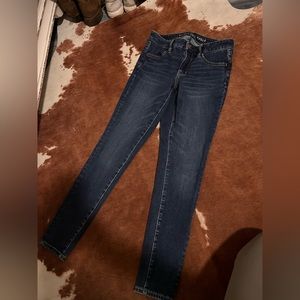 american eagle jegging/jeans!! dark blue